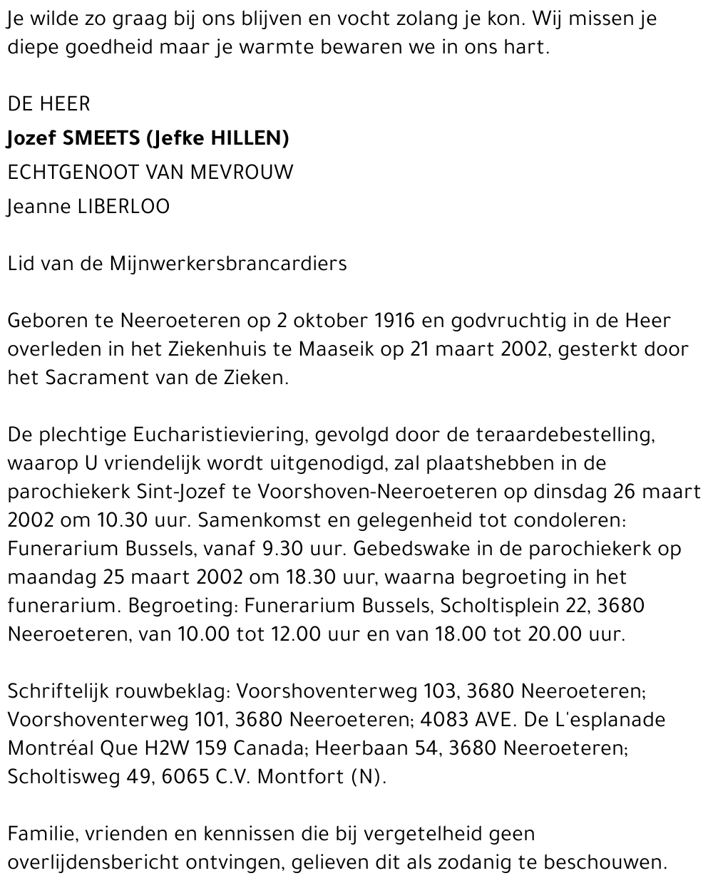 Jozef Smeets