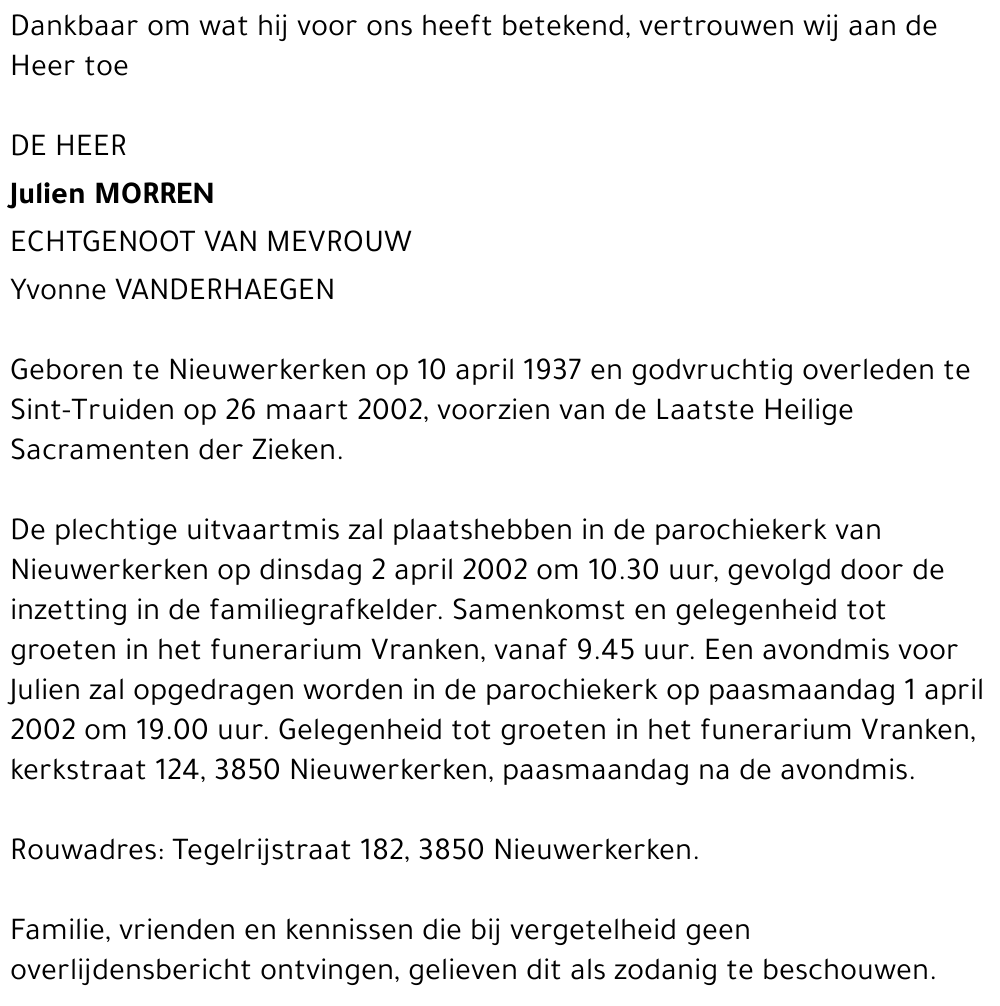 Julien MORREN