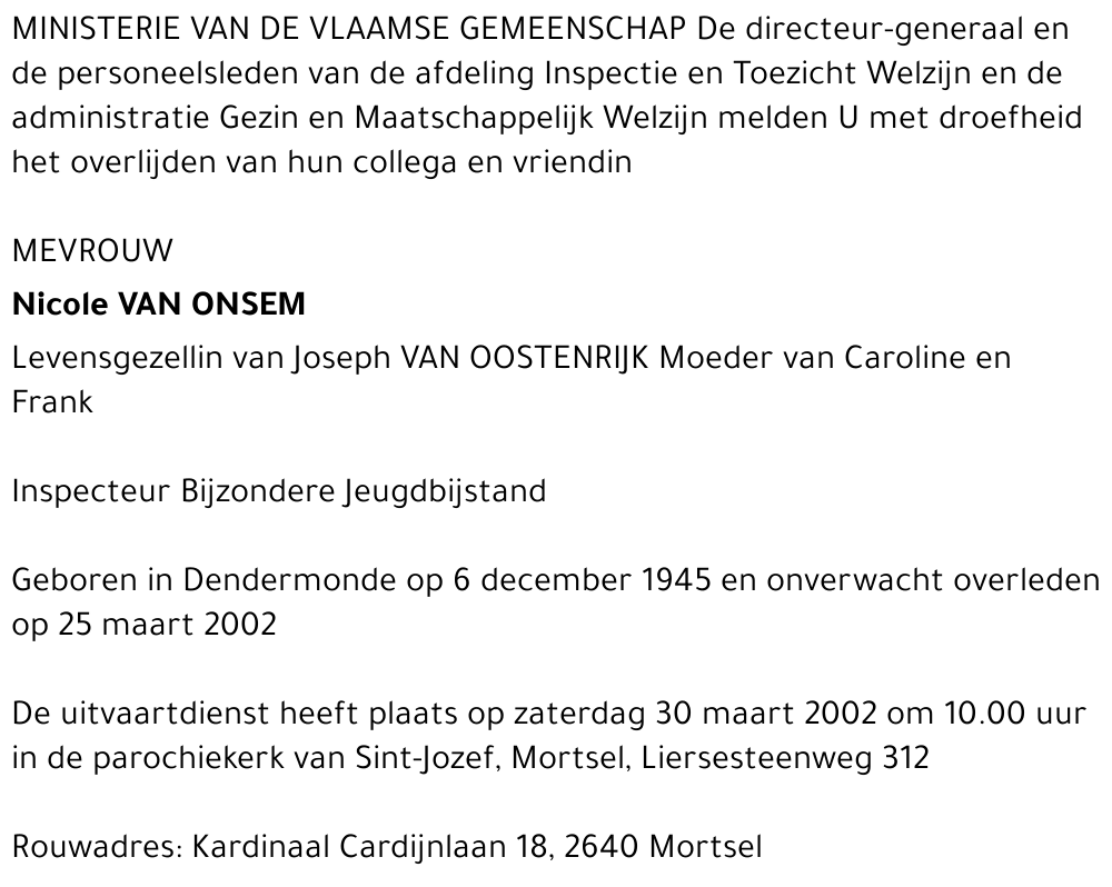 Nicole Van Onsem