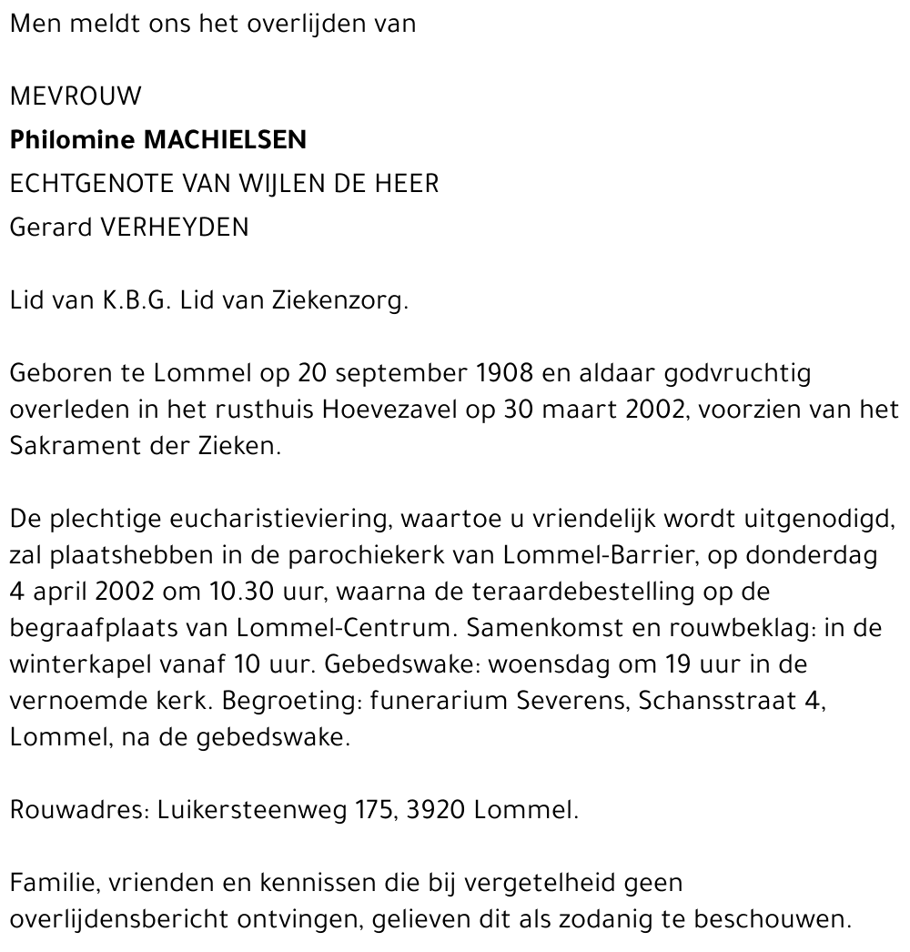 Philomine Machielsen
