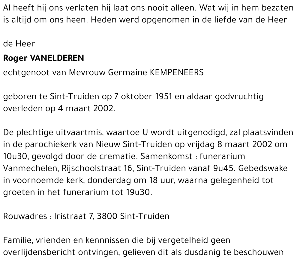 Roger Vanelderen