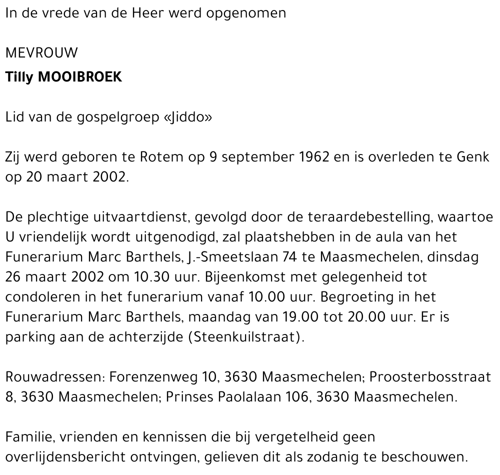 Tilly Mooibroek
