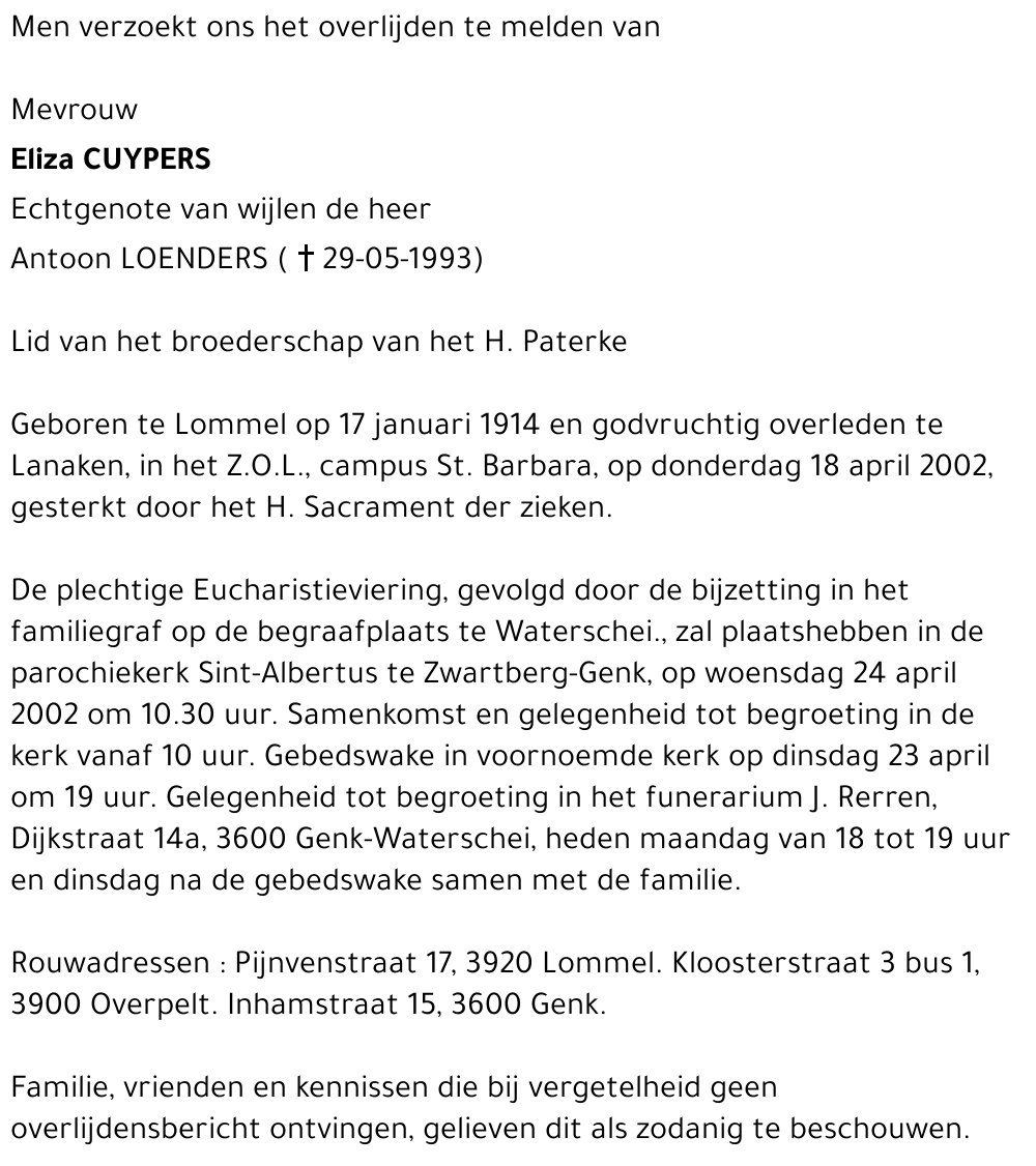 Eliza Cuypers