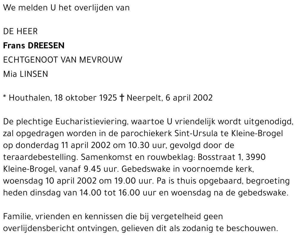 Frans Dreesen