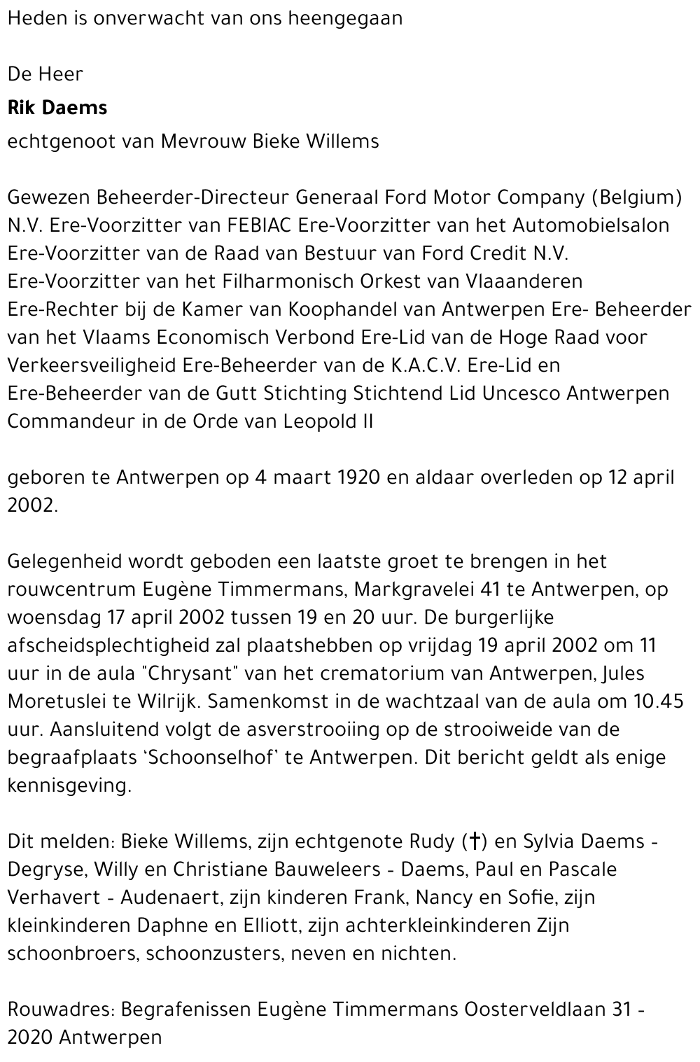 Hendrik Daems