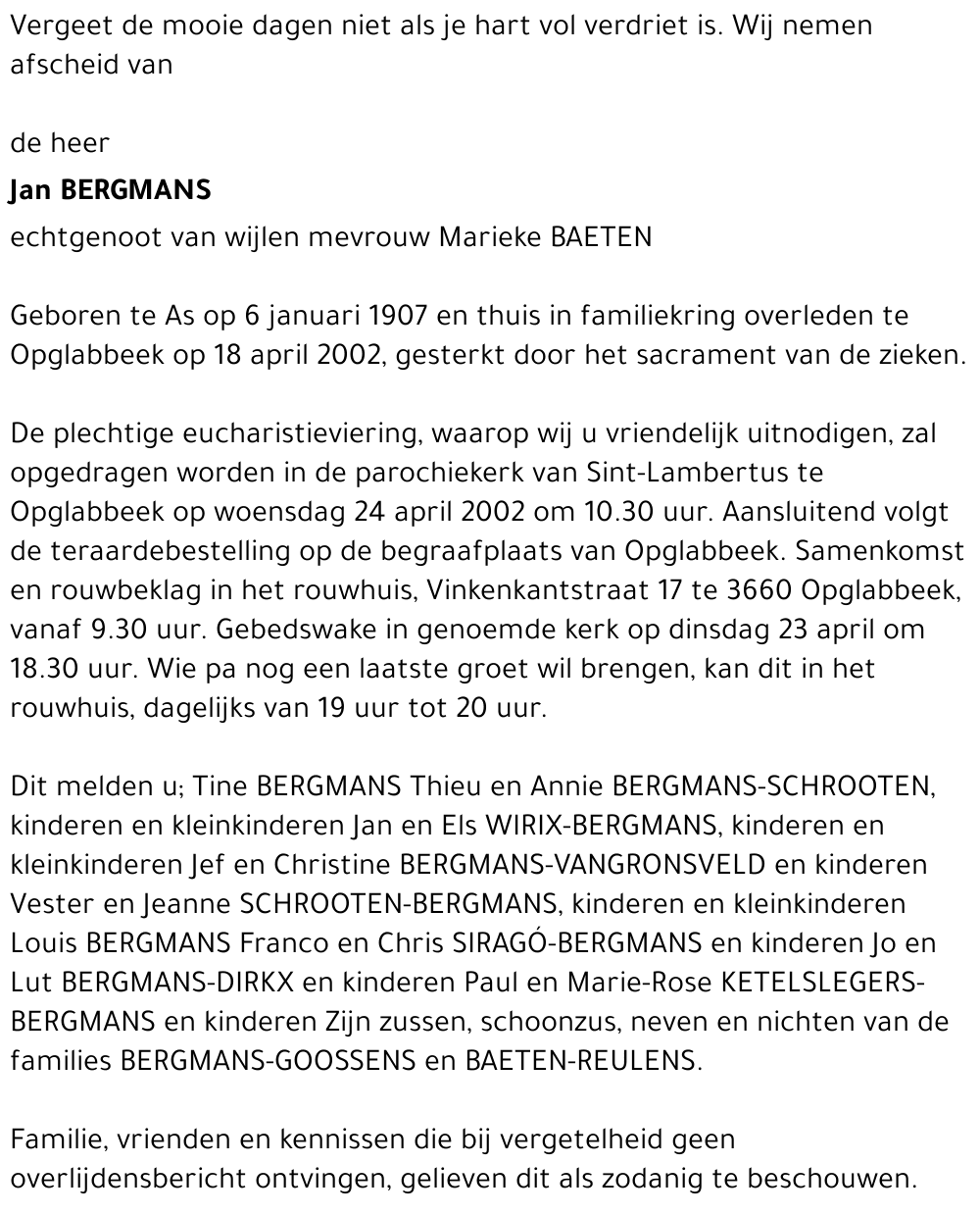 Jan Bergmans