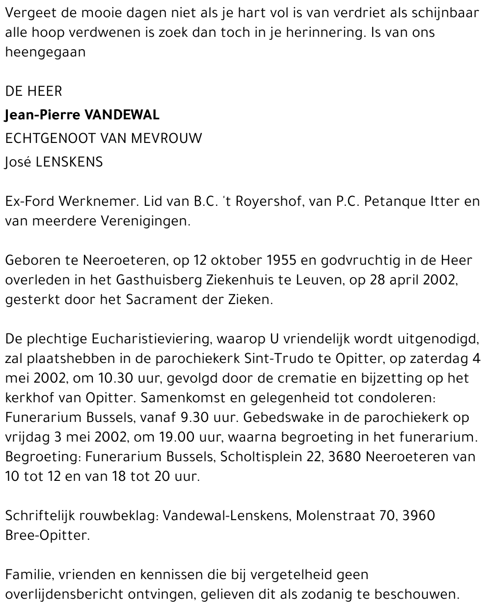 Jean-Pierre Vandewal