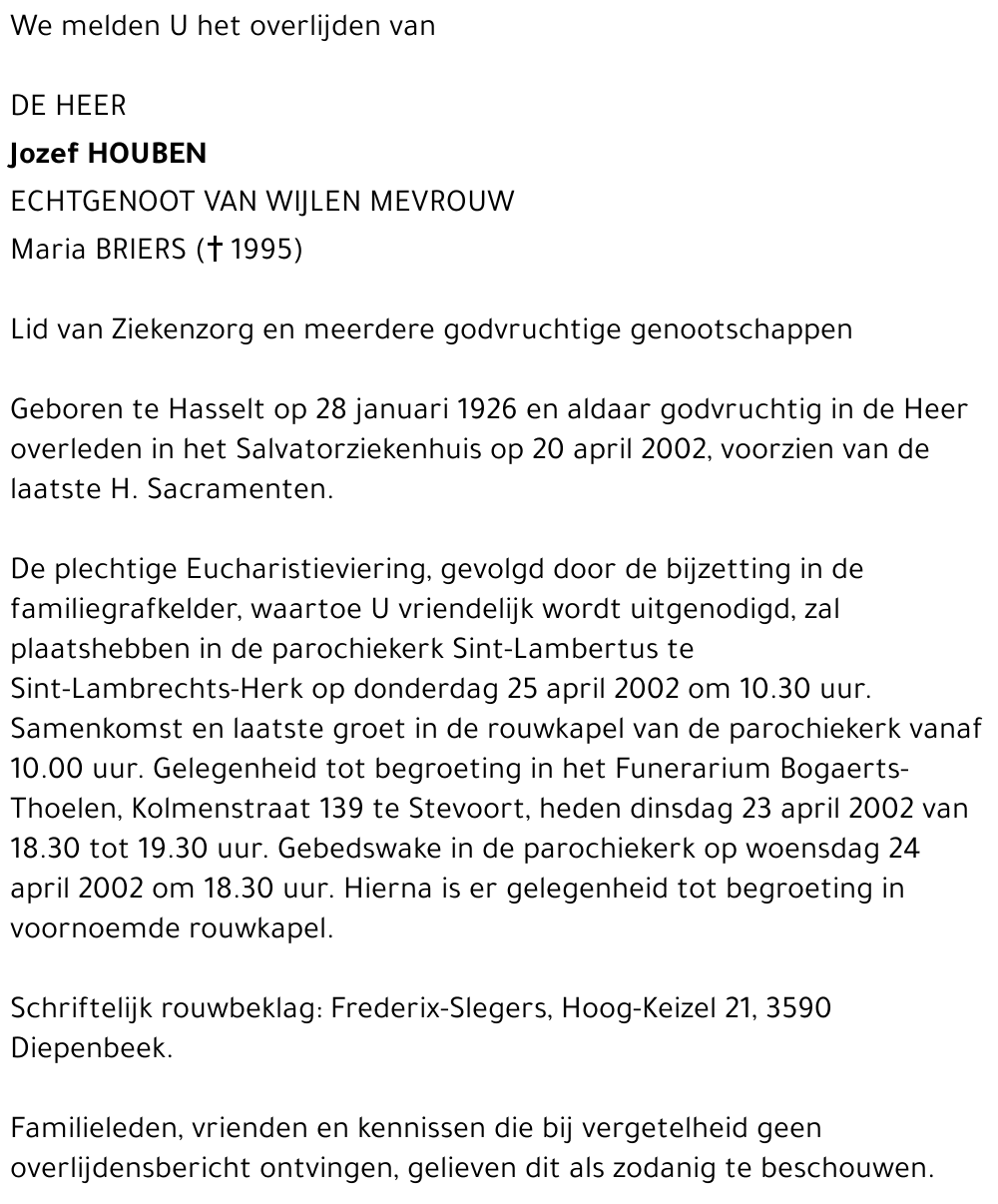 Jozef Houben