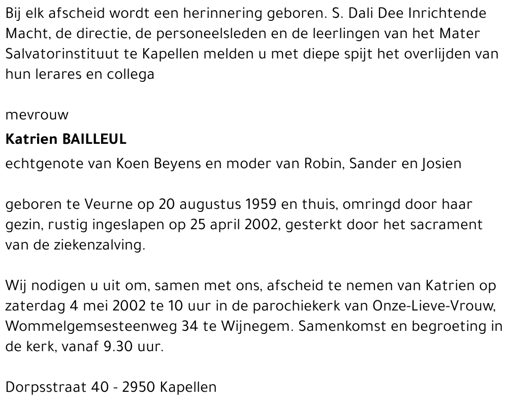 KATRIEN BAILLEUL