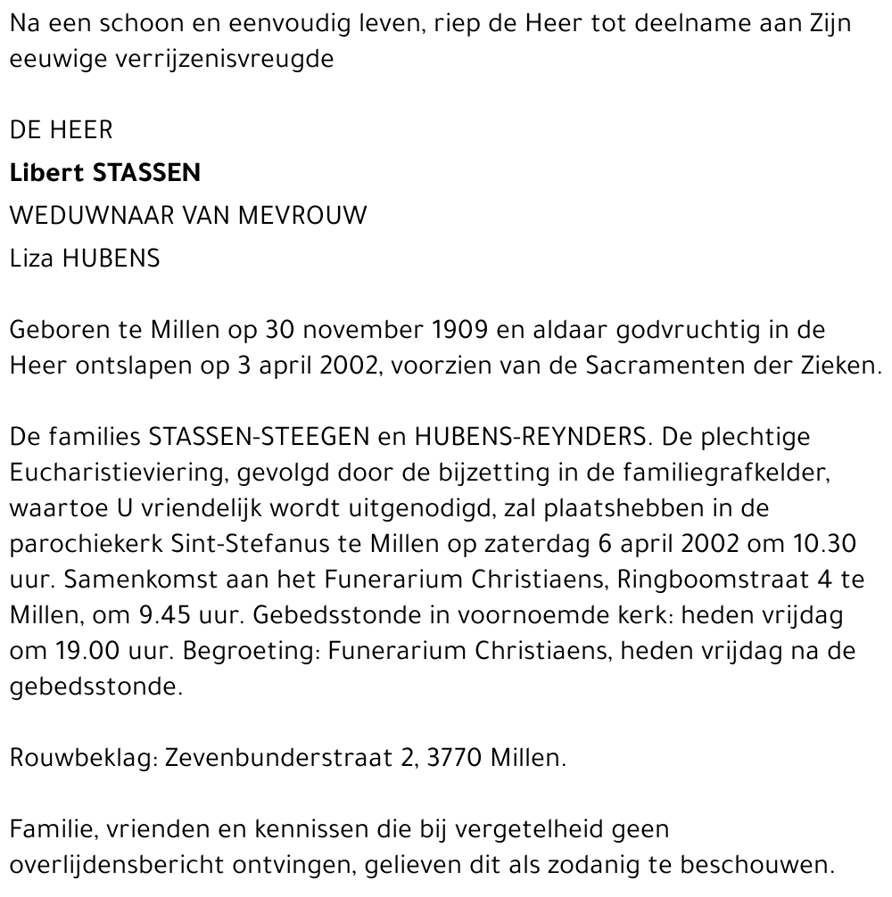 Libert Stassen