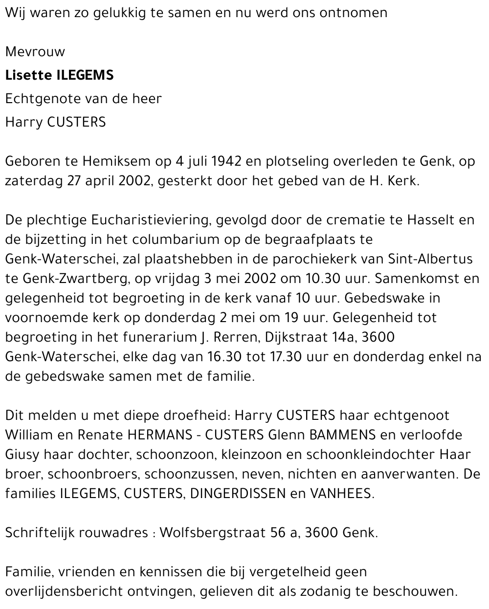 Lisette ILEGEMS