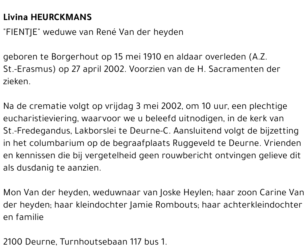 Livina Heurckmans