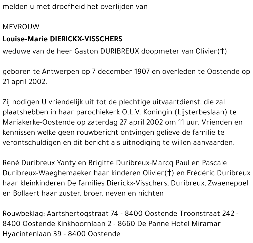 Louise-Marie Dierckx-Visschers