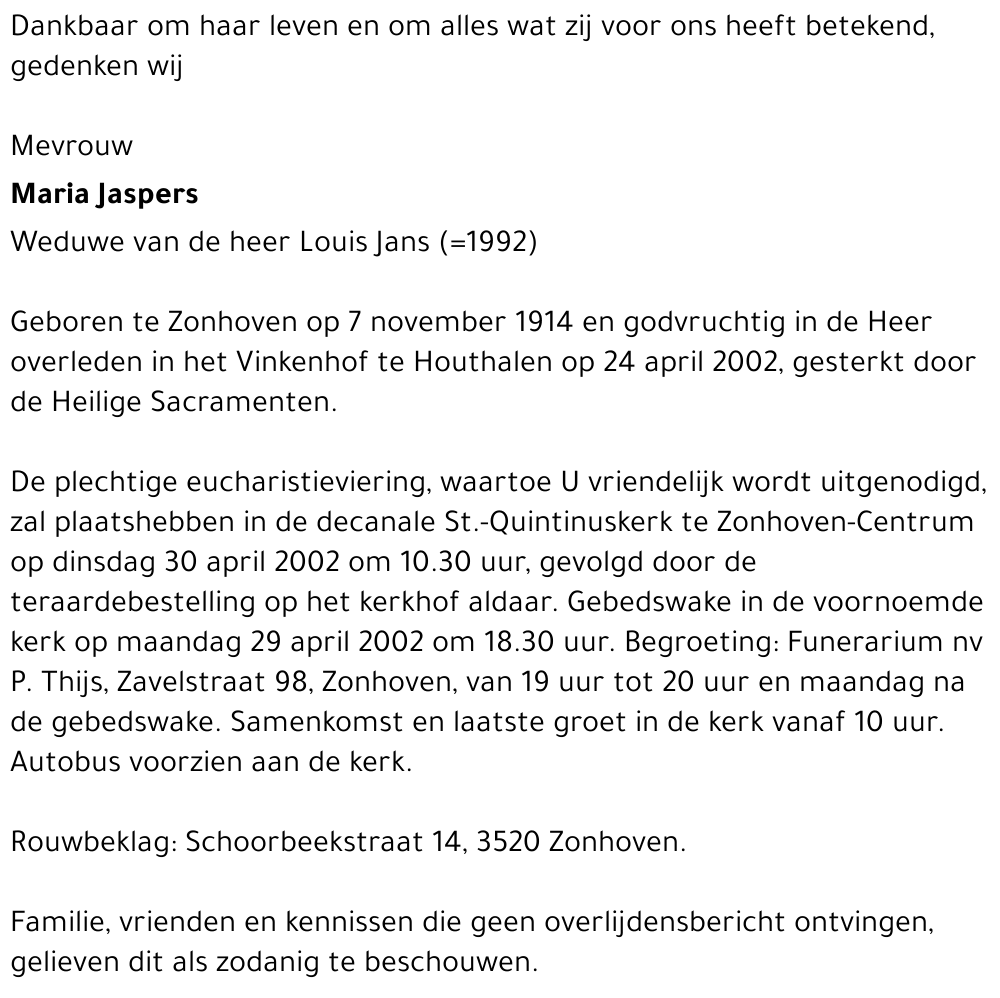 Maria Jaspers