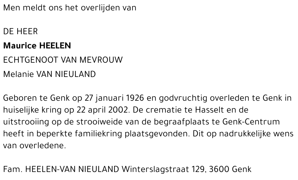 Maurice Heelen