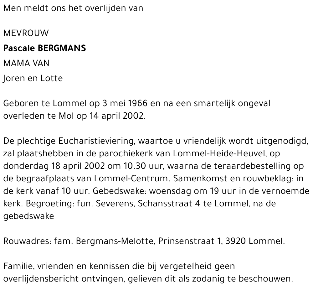 Pascale Bergmans