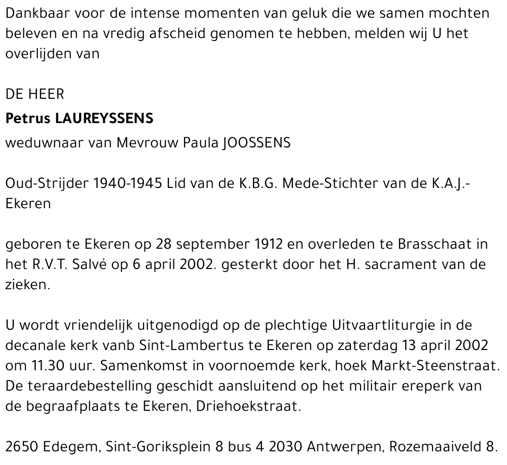 Petrus Laureyssens