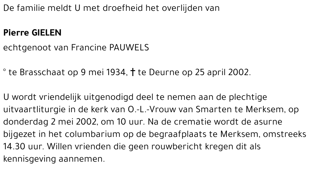 Pierre GIELEN
