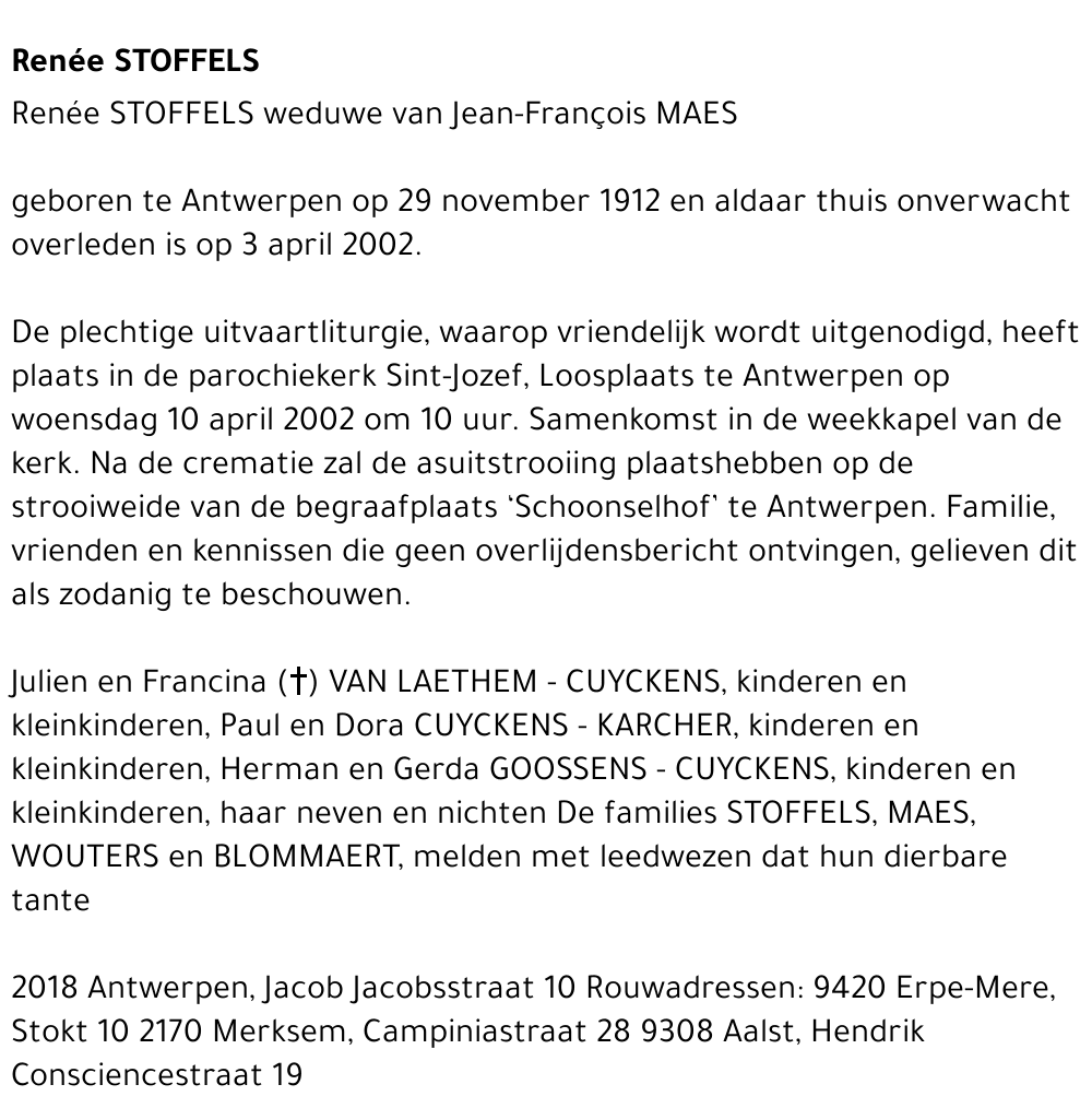 Renée STOFFELS