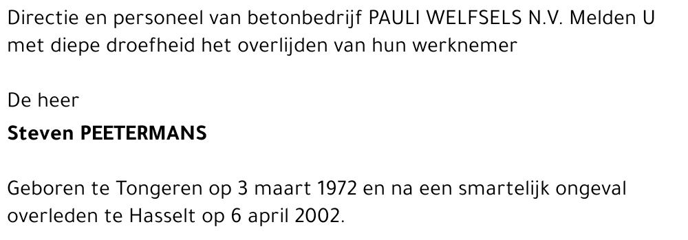 Steven Peetermans