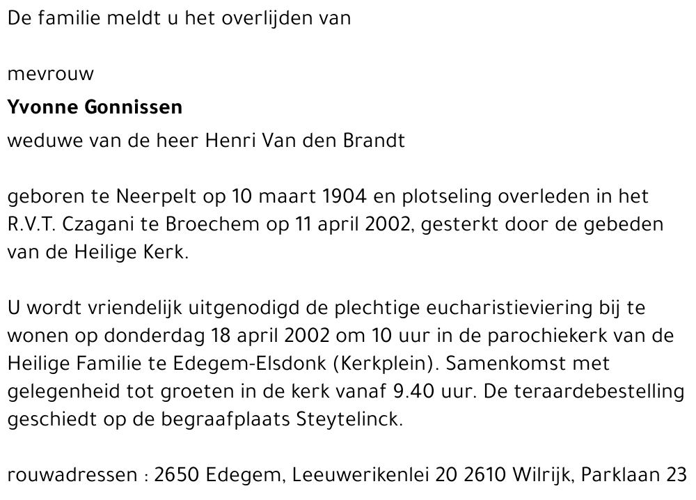Yvonne Gonnissen