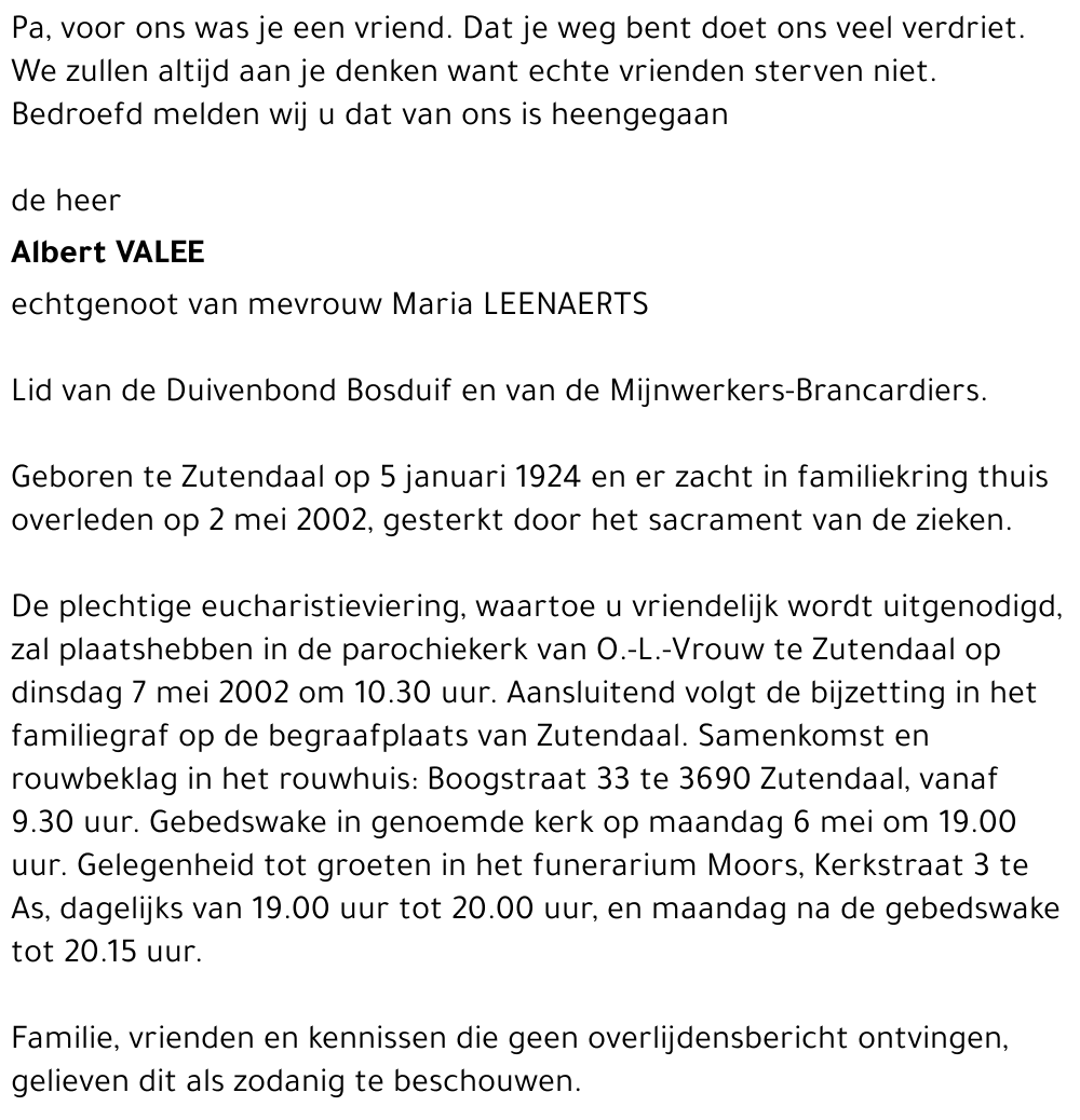 Albert Valee