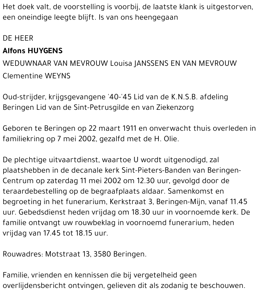 Alfons Huygens