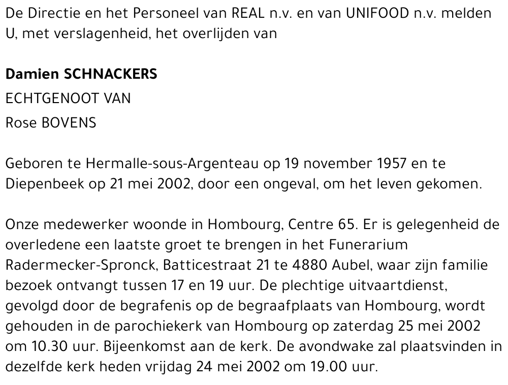 Damien Schnackers