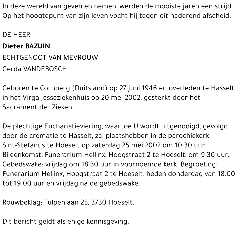 Dieter Bazuin