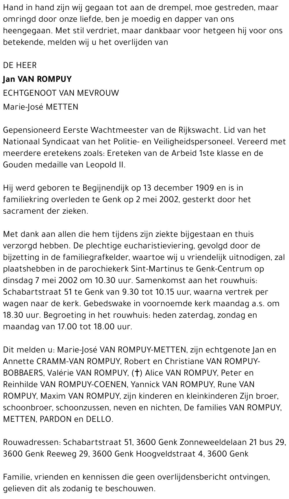Jan Van Rompuy