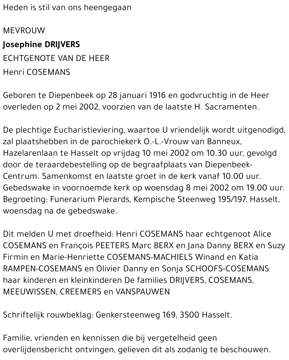 Josephine Drijvers