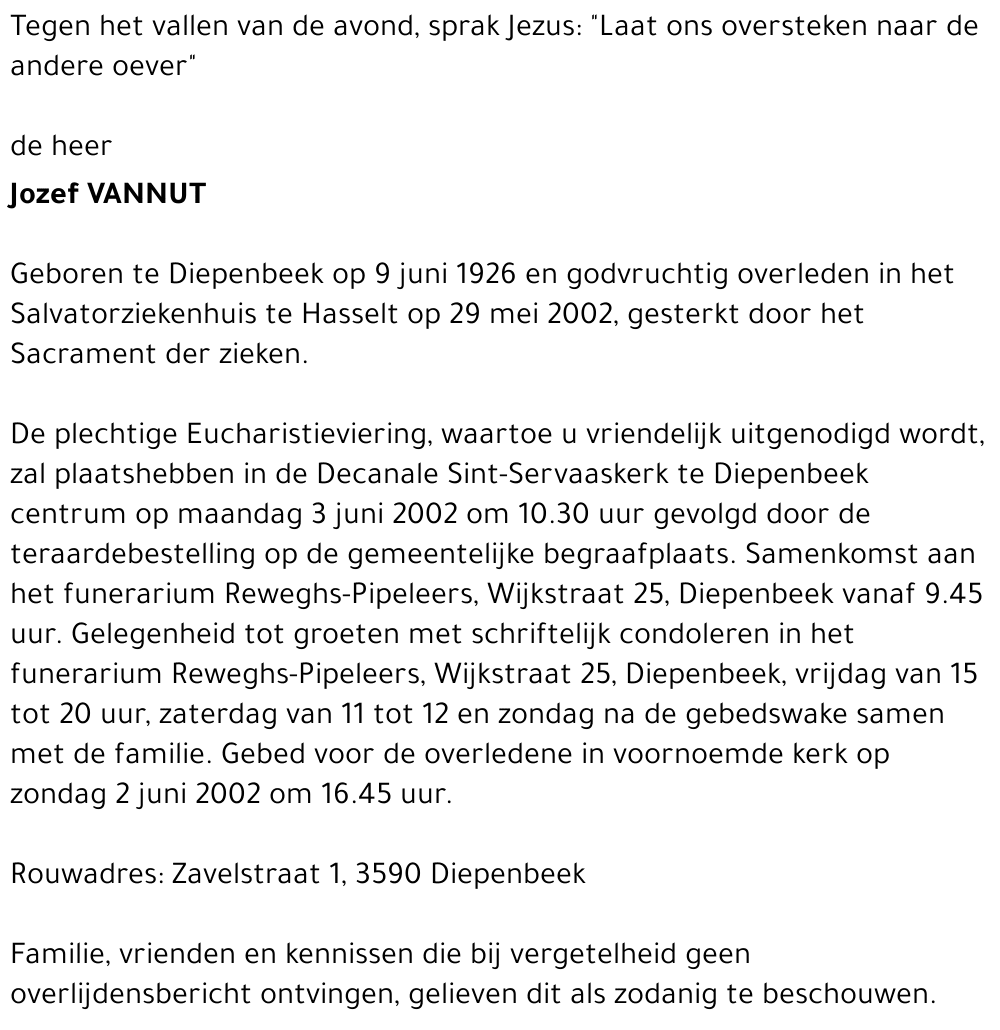 Jozef VANNUT