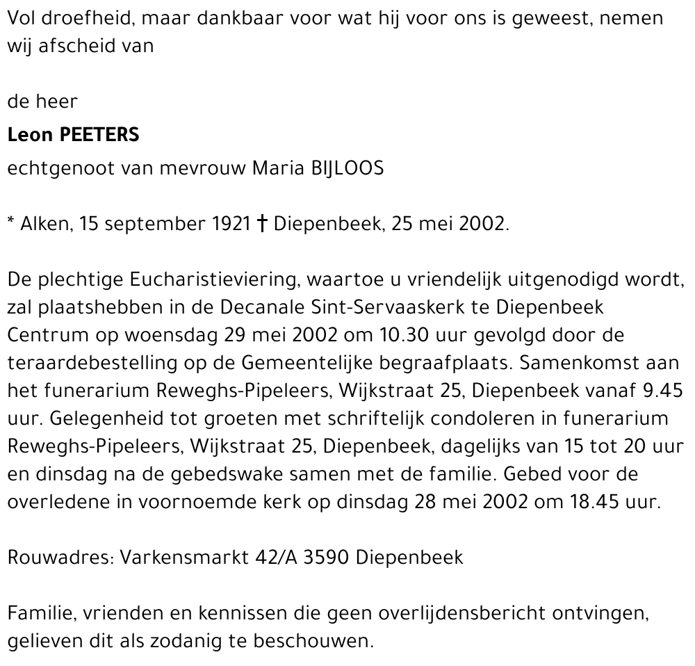 Leon Peeters