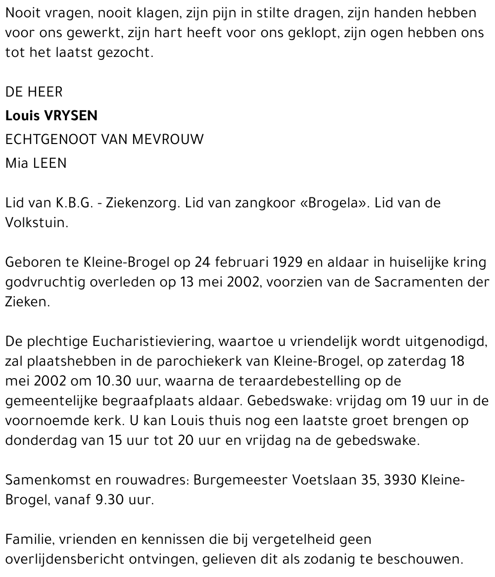 Louis Vrysen