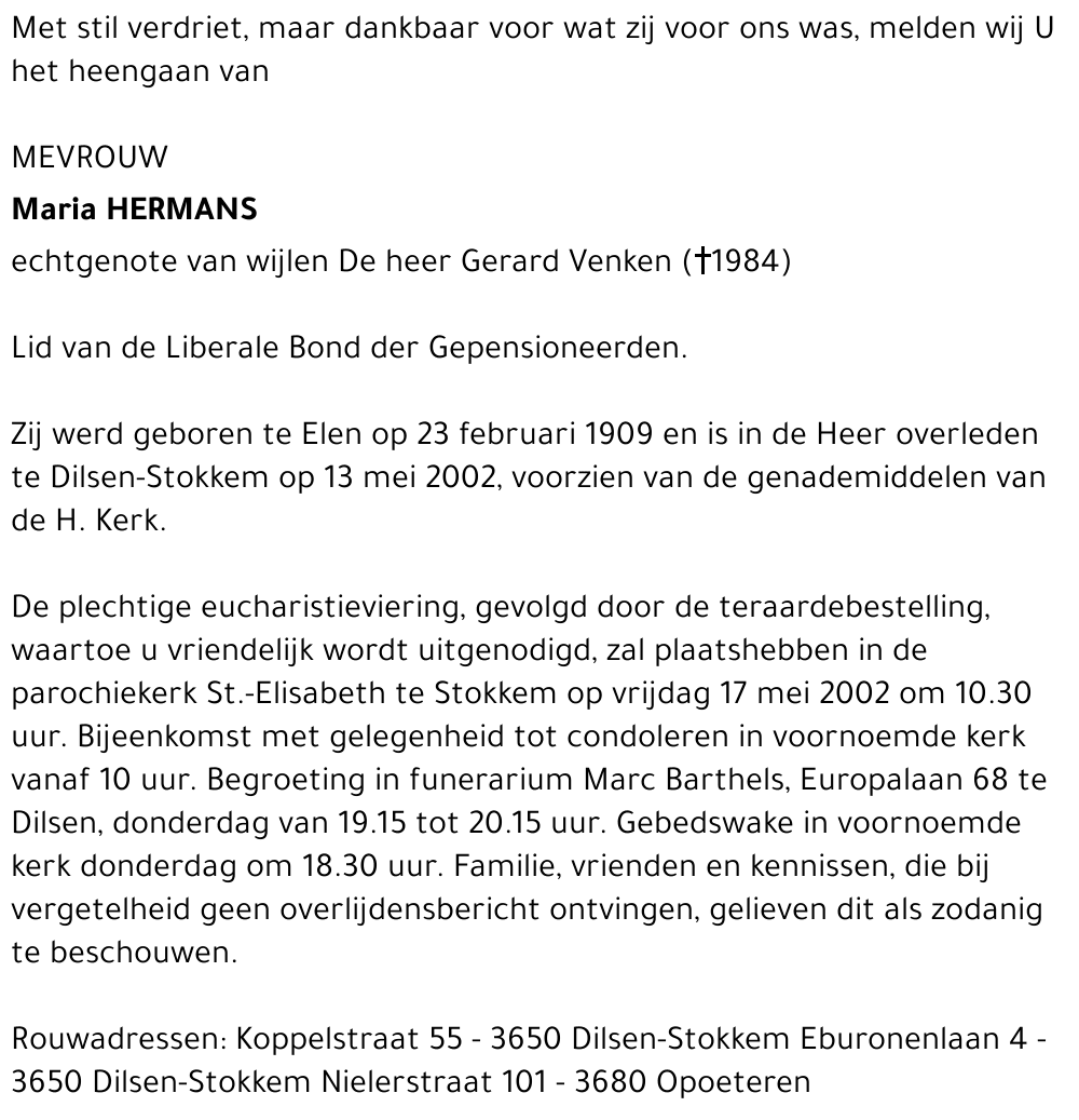 Maria Hermans