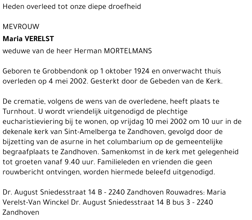 Maria Verelst
