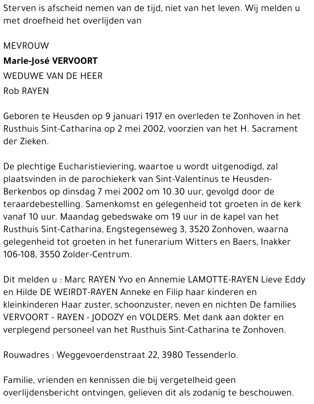 Marie-José Vervoort