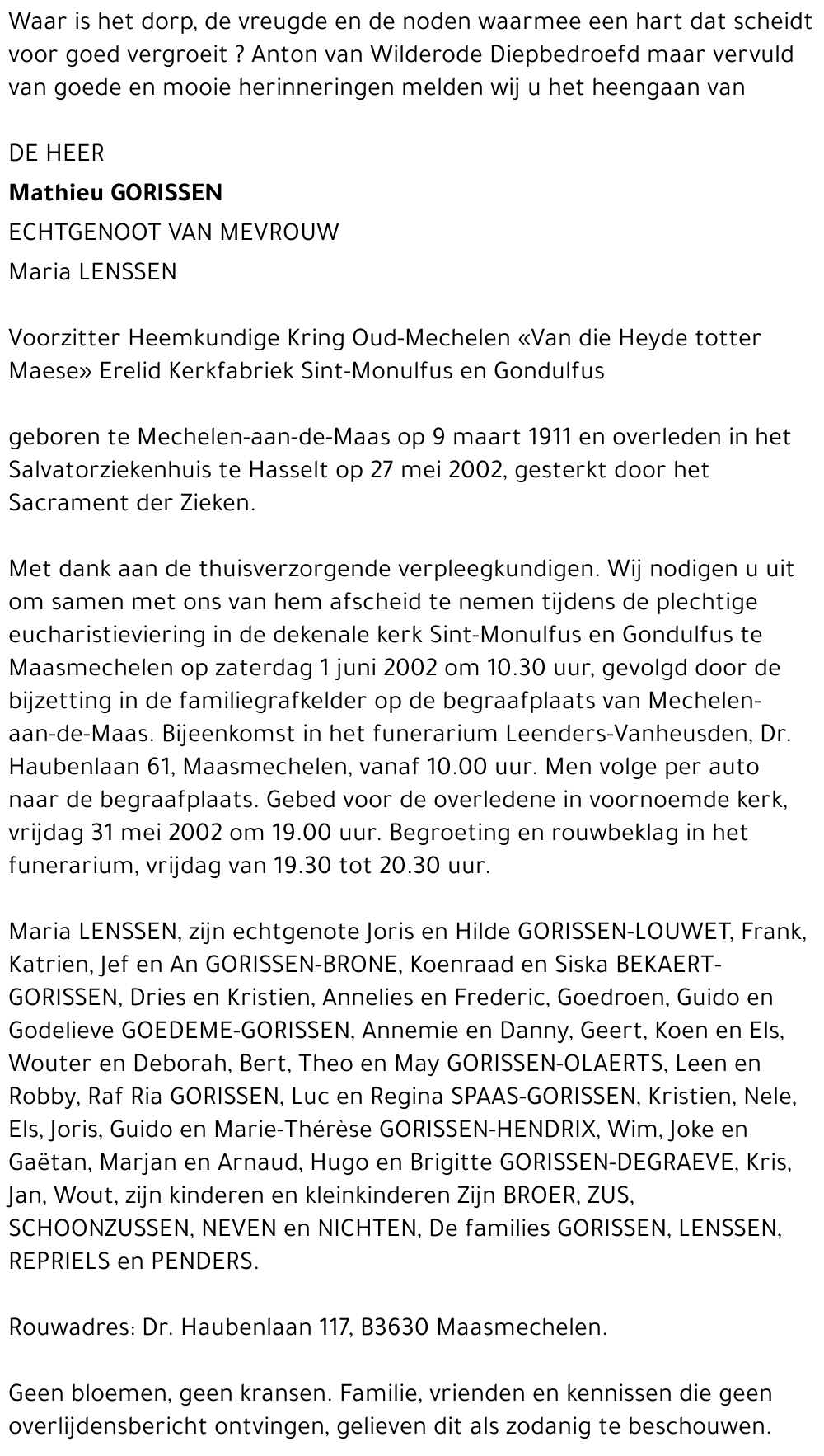 Mathieu Gorissen