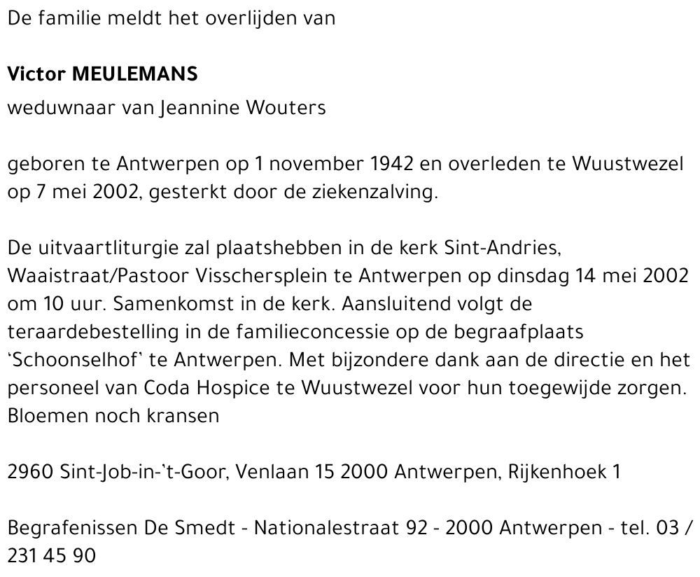 Meulemans Victor