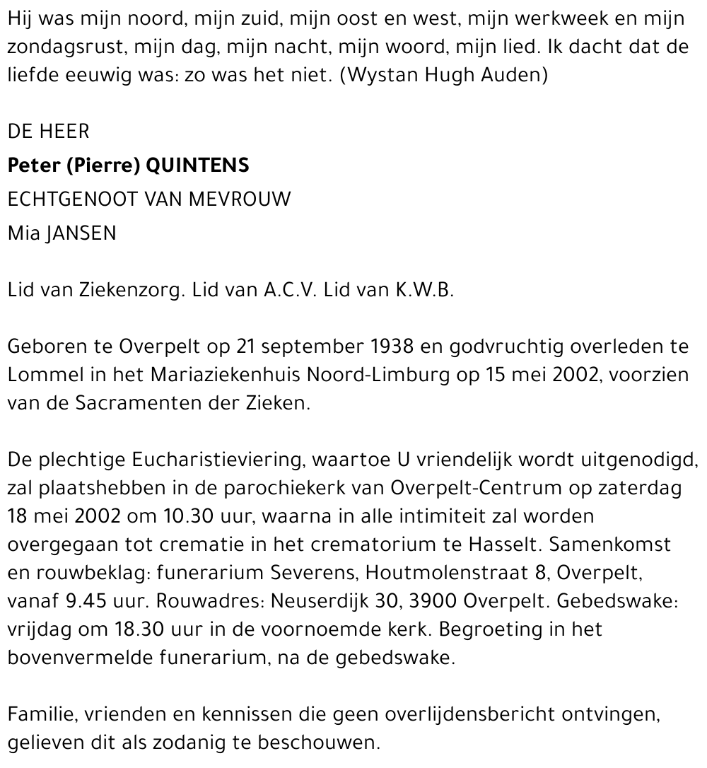 Peter Quintens