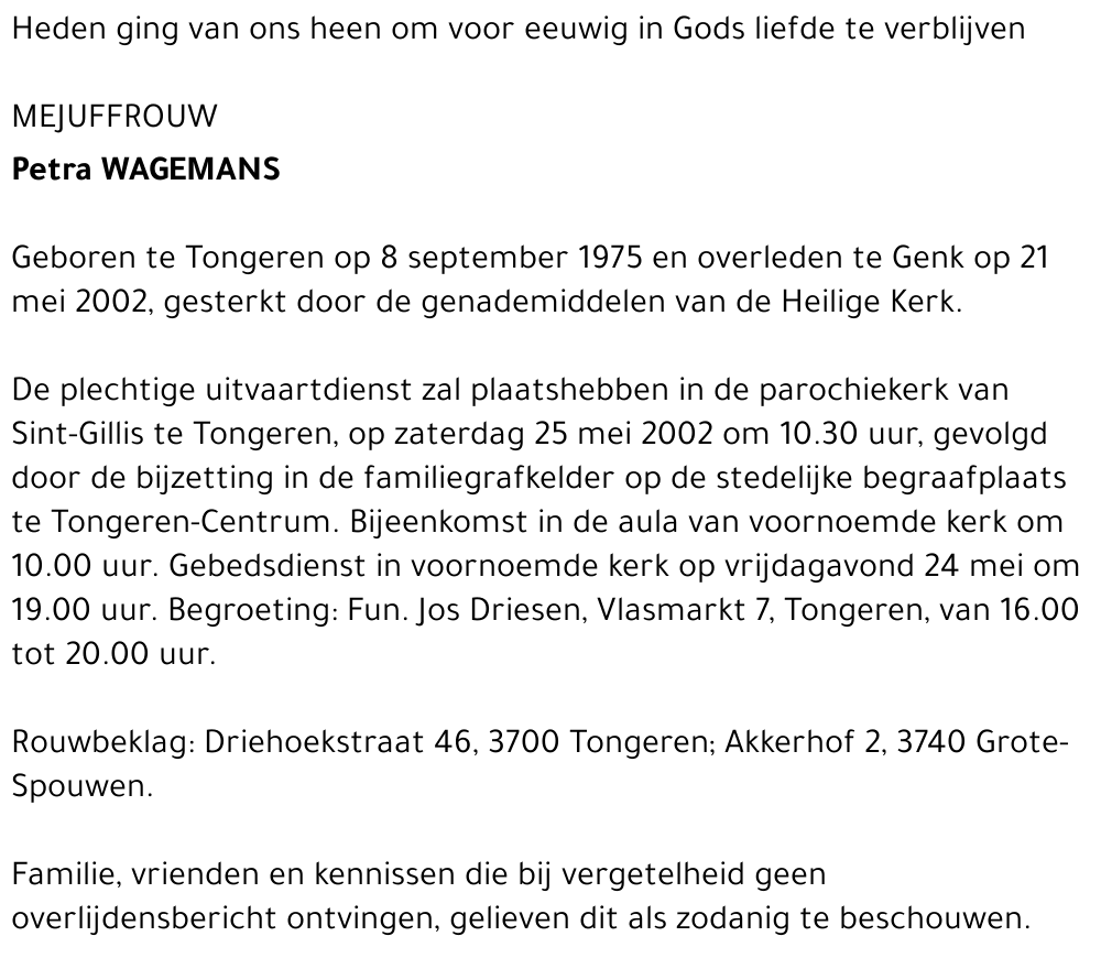 Petra Wagemans
