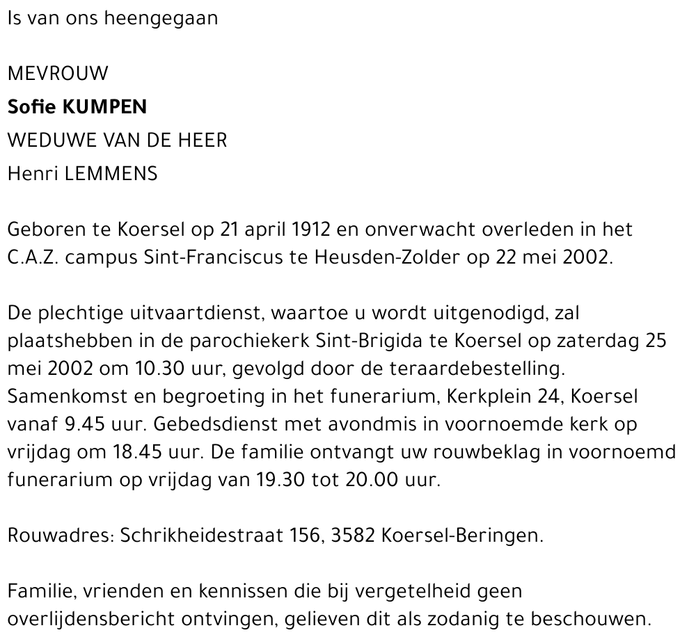 Sofie Kumpen