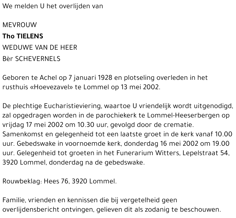Tho Tielens