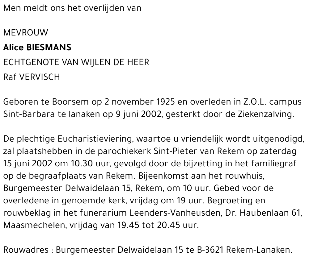 Alice Biesmans