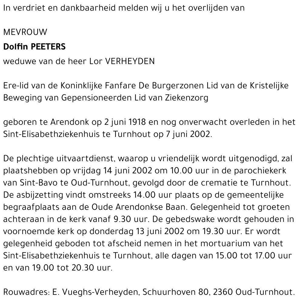 Dolfin Peeters