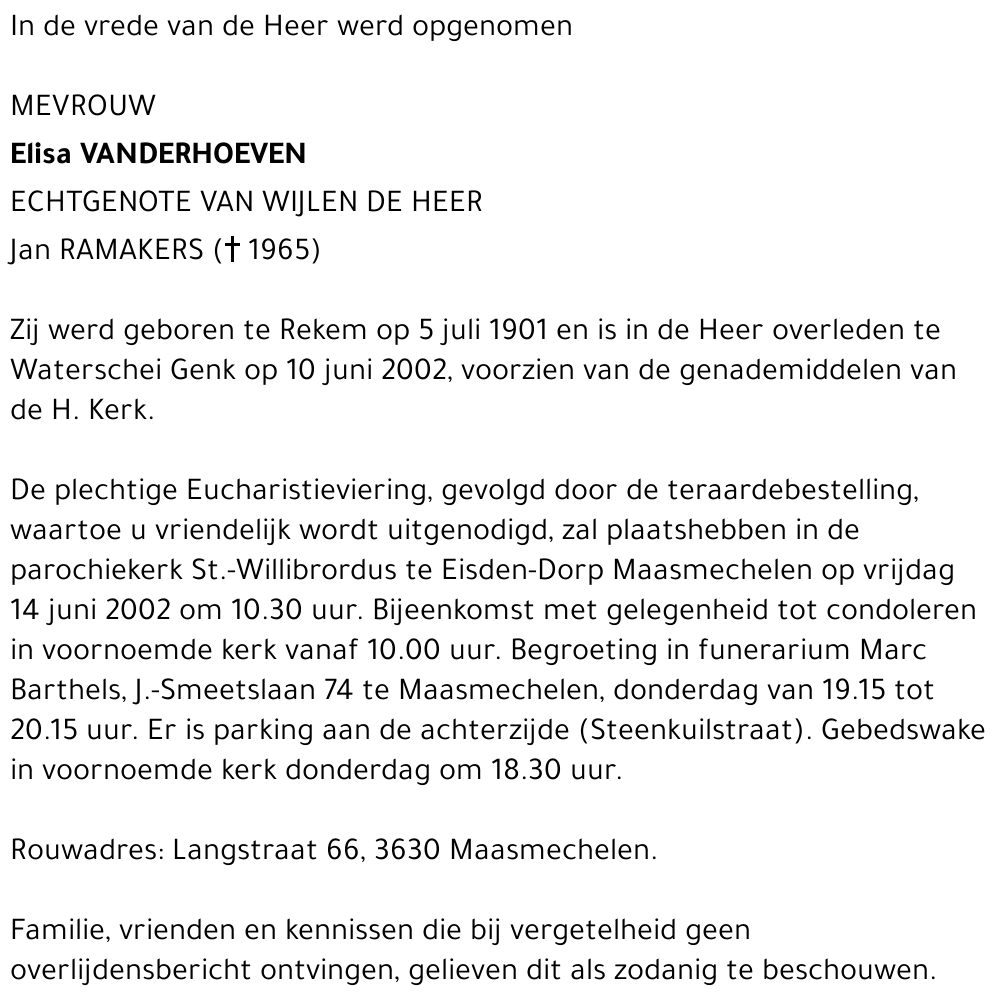 Elisa Vanderhoeven