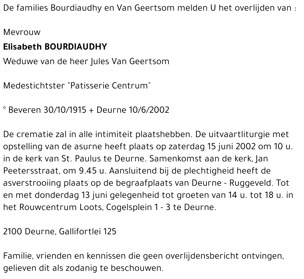 Elisabeth Bourdiaudhy