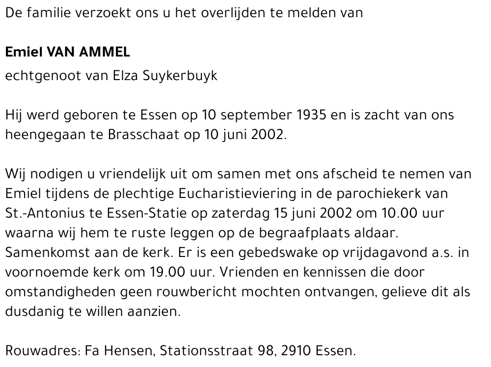 Emiel Van Ammel