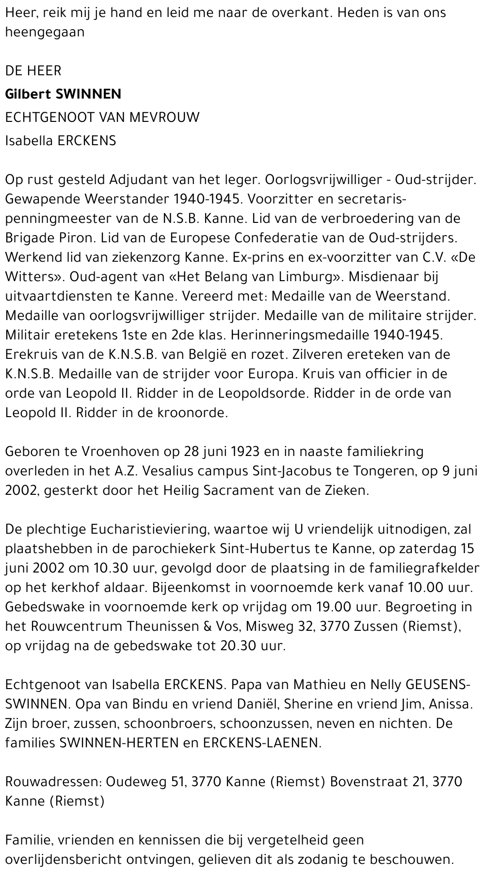 Gilbert Swinnen