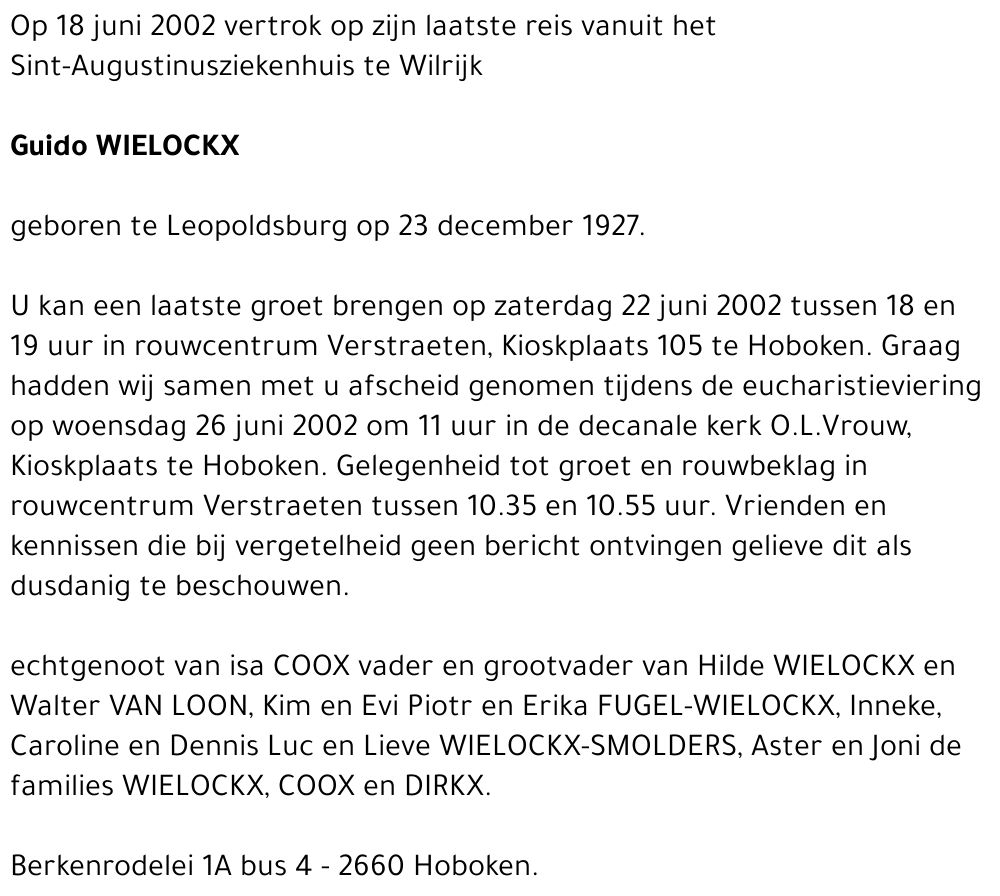 Guido Wielockx